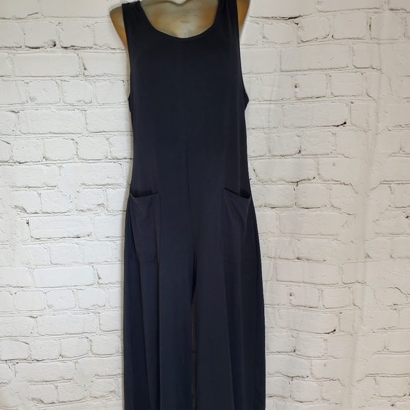 Nwt Black Wideleg Ankle Jumpsuit - Picture 4 of 5
